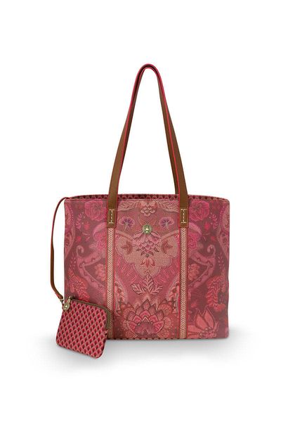 Tasche Medium Kyoto Festival Dunkelrosa