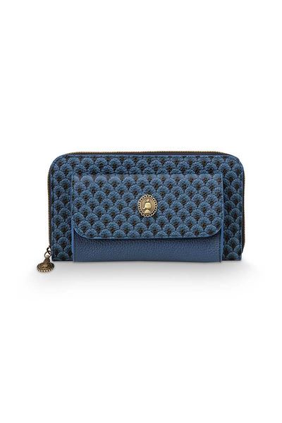 Portefeuille de poche Suki en coloris bleu