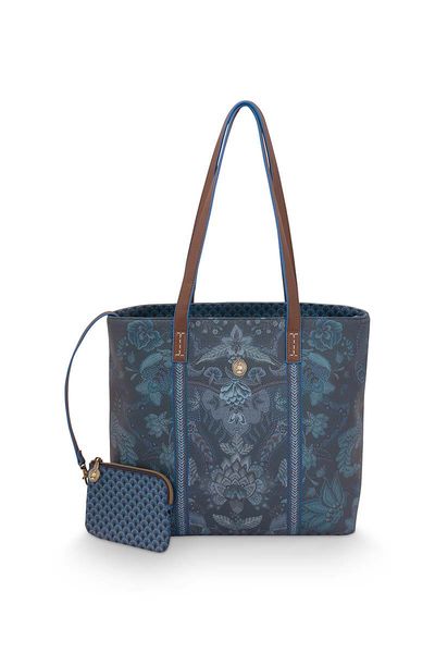 Tasche Medium Kyoto Festival Blau