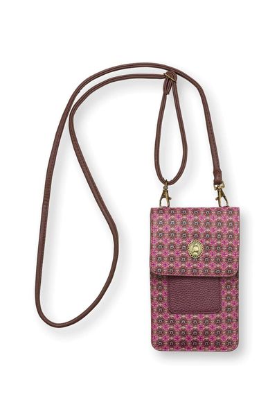Phone Bag Small Clover Pink