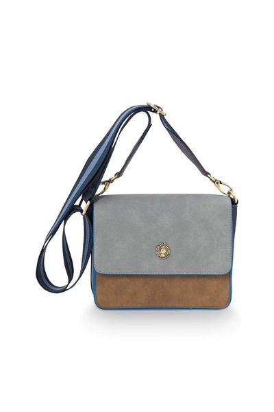 Sac Bandoulière Petite Uni Bleu