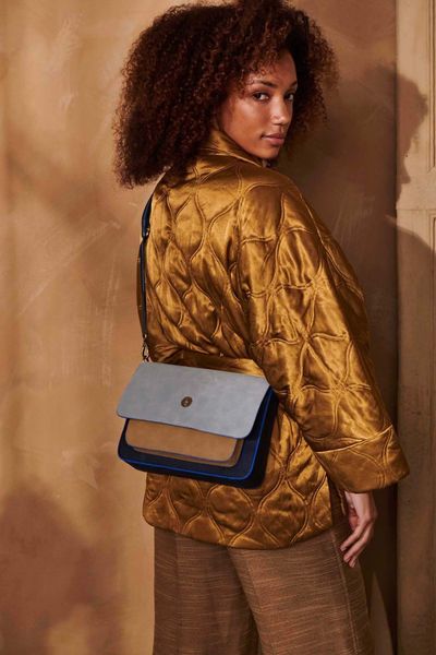 Fenna Schoudertas Uni Blauw