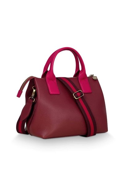 Fia Schultertasche Mittelgross Rot