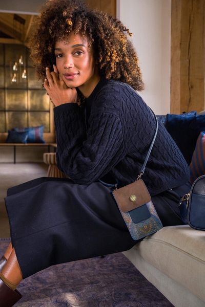 Sac Pour Téléphone Peggy Jabali Bleu