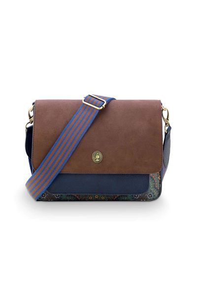 Schoudertas Fenna Medium Jabali Blauw