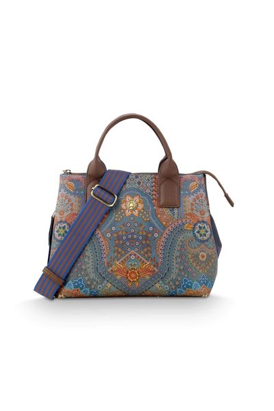 Schoudertas Fia Medium Jabali Blauw