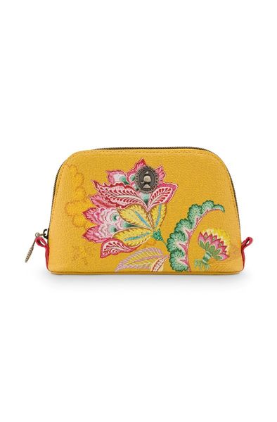 Cosmetic Bag Triangle Small Jambo Flower Yellow