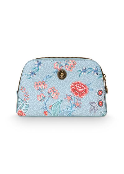 Necessaire Klein Flower Festival Hellblau