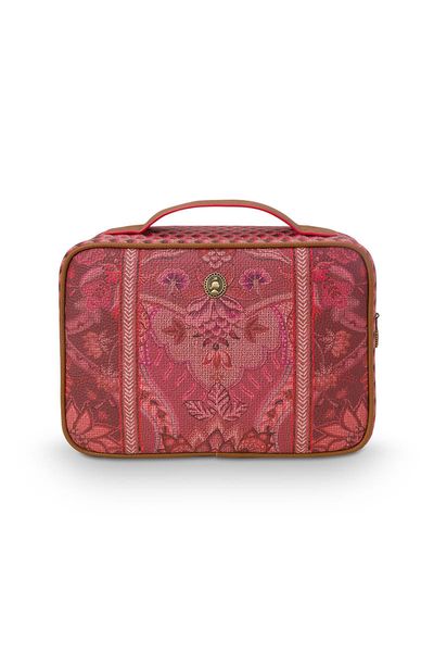 Beauty Case Square Large Kyoto Festival Dark Pink