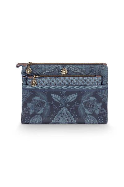 Kosmetiktasche Kyoto Festival Combi Blau