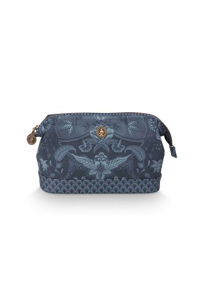 Cosmetic Purse Medium Kyoto Festival Blue