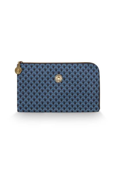 Cosmetic Zipper Pouch Suki Blue