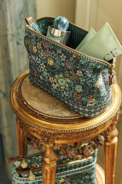 Pochette à Cosmétiques de Taille Moyenne Tutti I Fiori Vert