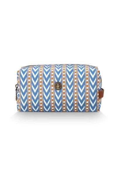 Coco Necessaire Mittel Samba Streifen Blau