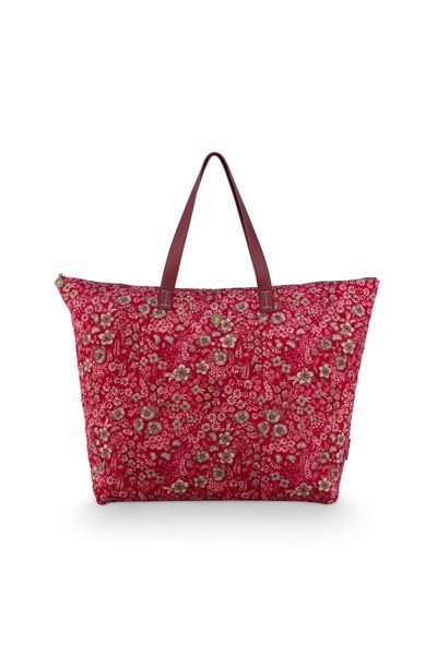 Tote Bag Tilda Groot Quilted Daisy Dreams Rood