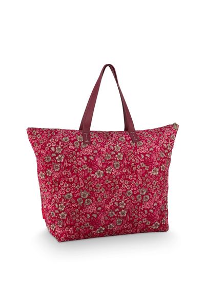 Tote Bag Tilda Groot Quilted Daisy Dreams Rood
