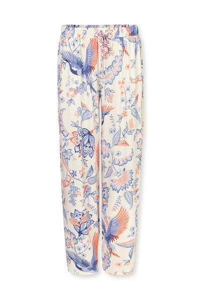 Lange Broek Royal Birds Gebroken Wit