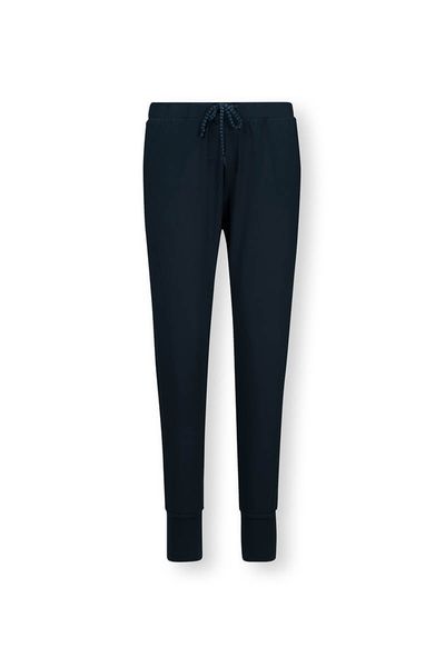 Lange Hose Solid Blau