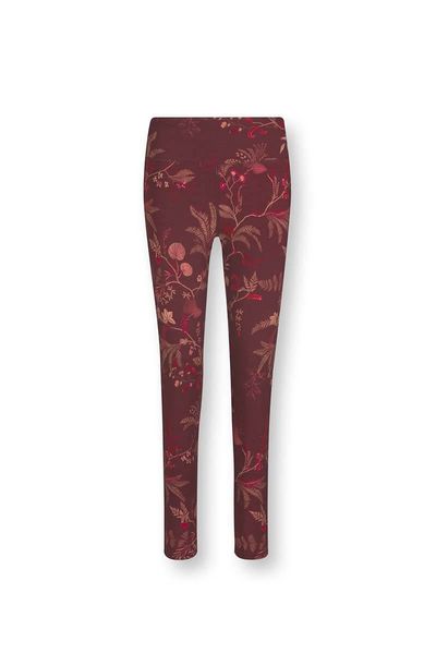 Lange Sportlegging Isola Donkerrood