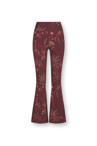 Flared Sport Legging Long Isola Dark Red