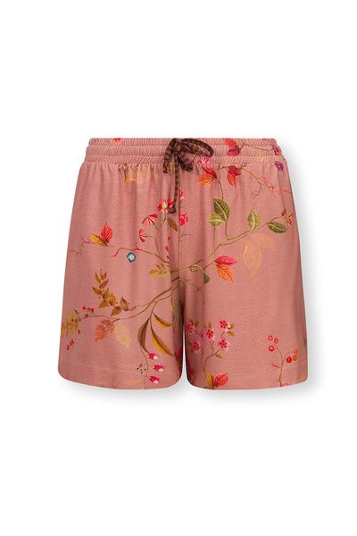 Kurze Hose Kawai Flower Rosa