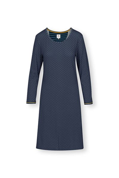 Nachthemd Lange Mouw Suki Donkerblauw
