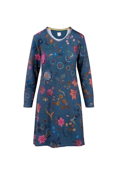 Dana Long Sleeve Nightdress Coco Flower Blue