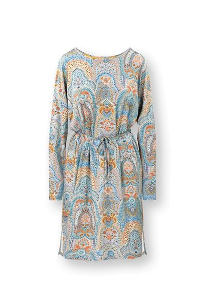 Dido Long Sleeve Nightdress Jabali Blue