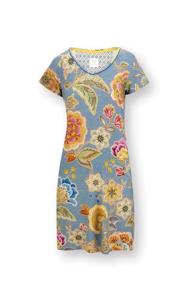 Djoy Nightdress Short Sleeve Matata Blue