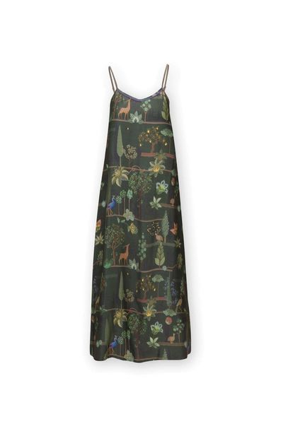 Nightdress Sleeveless Alberi Dark Green 