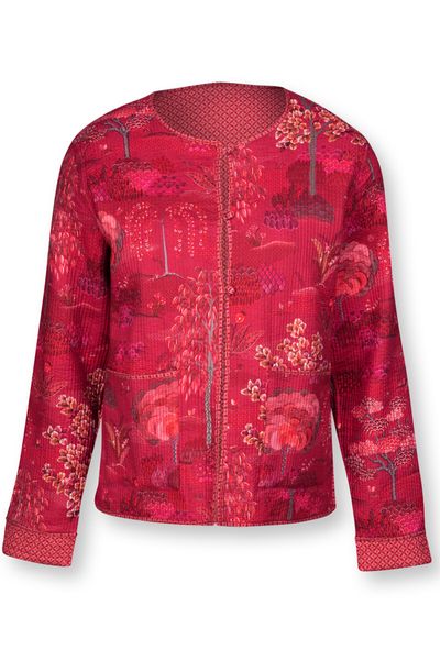 Vest Quilted Japanese Garden Rood