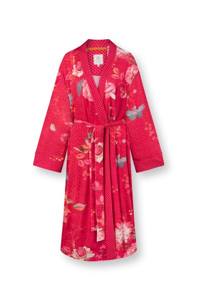 Kimono Tokyo Bouquet Rood