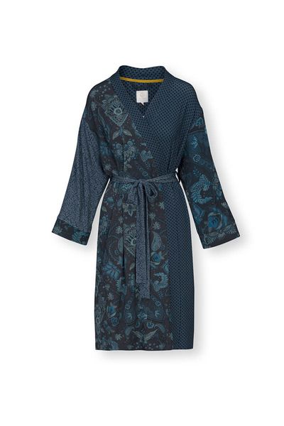 Kimono Colour Block Dunkelblau