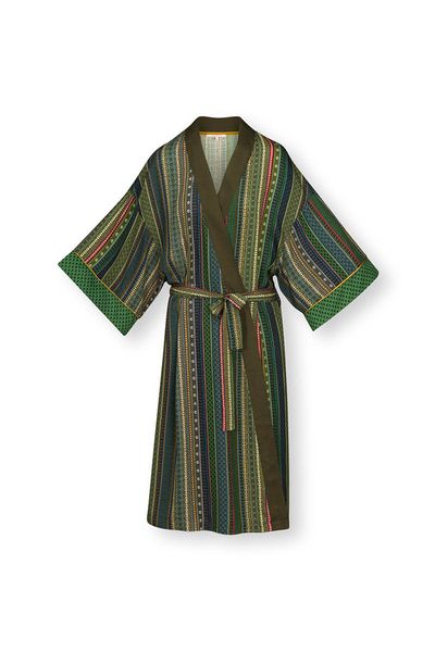 Kimono Ribbon Groen/blauw