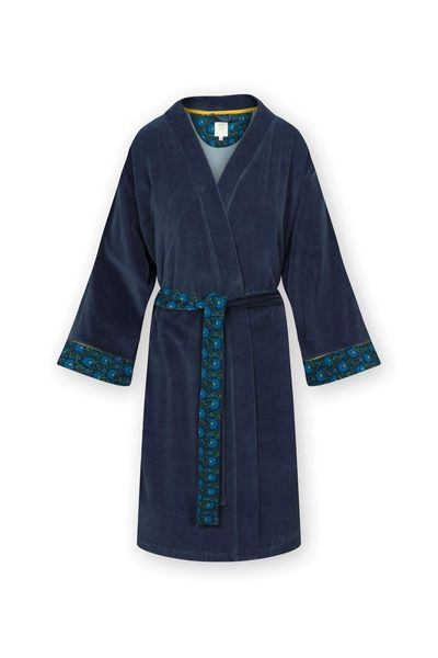 Kimono Nicky Velvet Donkerblauw
