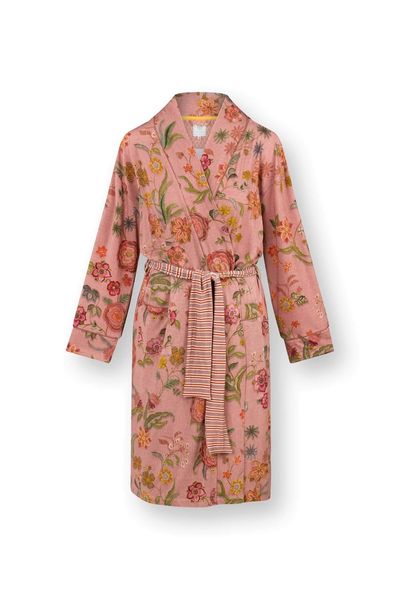 Nisha Kimono Coco Flower Corail 