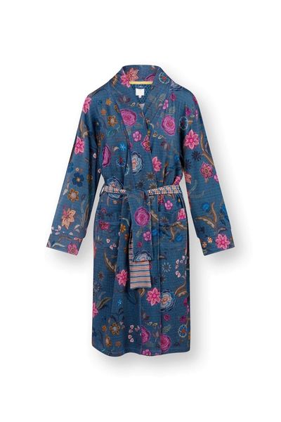 Nisha Kimono Coco Flower Bleu 