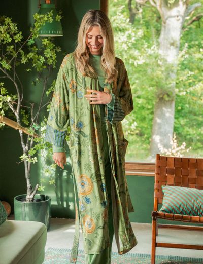Noa Kimono Safari Bloom Green