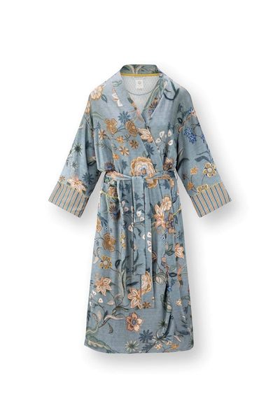Noa Kimono Safari Bloom Bleu 
