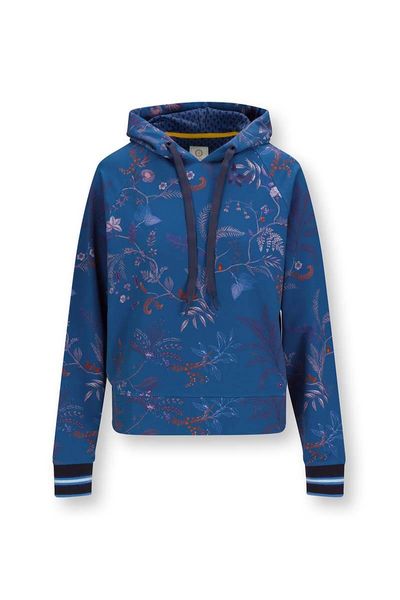 Hoodie Long Sleeve Isola Blue