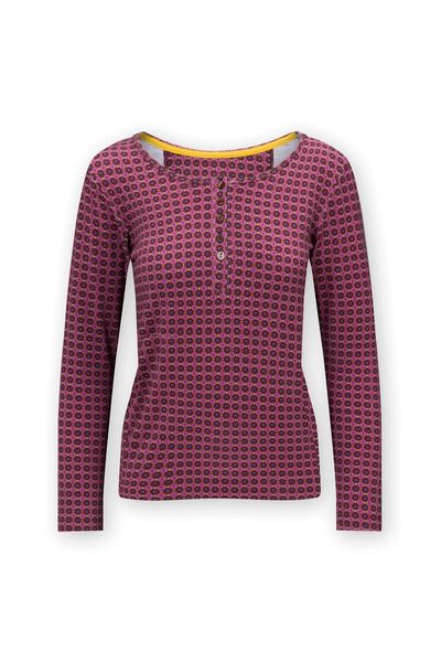Top Long Sleeve Clover Pink