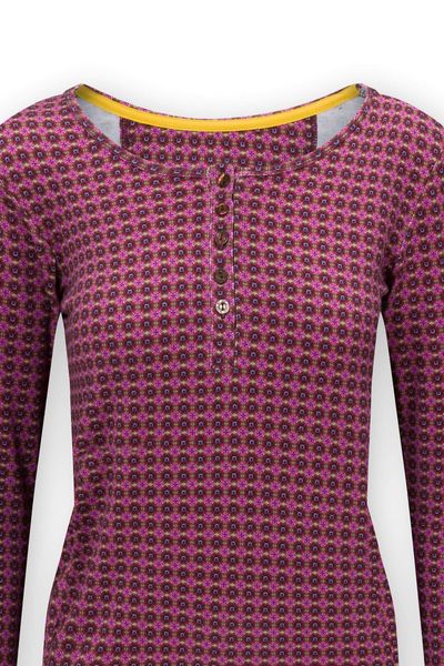 Top Long Sleeve Clover Pink