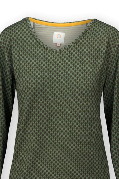 Top Long Sleeve Suki Forest Green