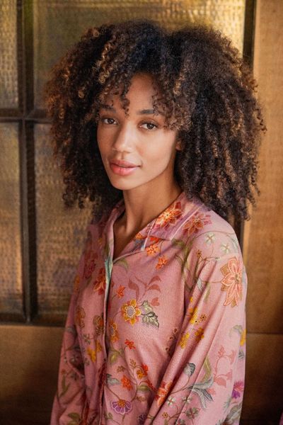 Faye Long Sleeve Top Coco Flower Coral