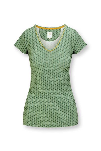 Top Short Sleeve Tegola Green