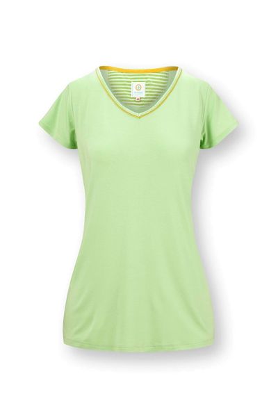 Toy Top Korte Mouw Solid Groen