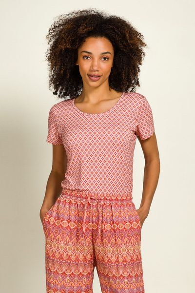 Tilly Top Korte Mouw Mojo Roze