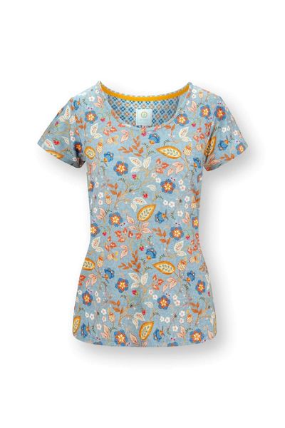Tilly Top Korte Mouw Jameela Blauw