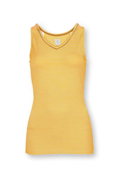Ärmelloses Top Little Sumo Stripe Gelb