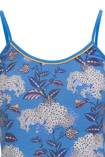 Mouwloze Top Flora Firenze Kobaltblauw
